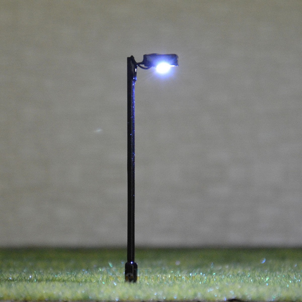 5 x  HO Scale Model Lamppost Street Light SMD LED Made Courtyard Lamp #047